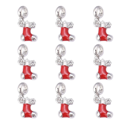 5PC/Lot Merry Christmas Tree Santa Claus Deer Pendant Charm Unicorn DIY Jewelrys Fit for Bracelet Necklace Making Accessories