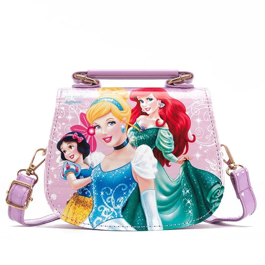 Disney Frozen 2 Elsa Anna  princess children's toys shoulder bag girl Sofia princess baby handbag  kid fashion shopping bag gift