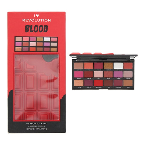 Makeup Revolution I Heart Chocolate Eyeshadow Palette - Blood