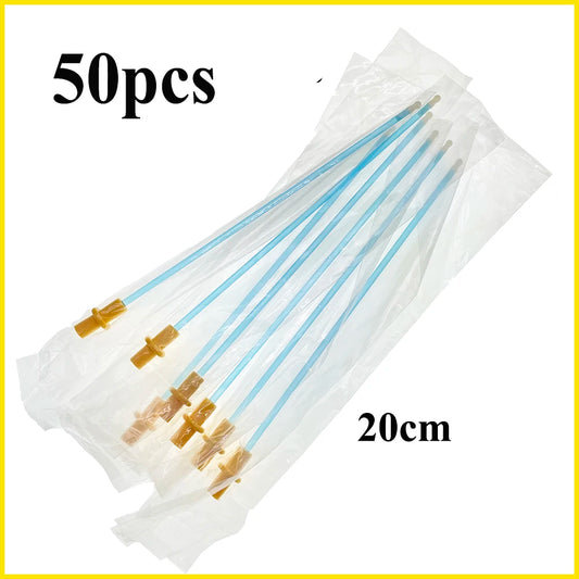 50Pcs Pet Dog Canine Disposable Artificial Insemination Tube Catheter Plastic Fresh Semen Pipe Vas Deferens Tool Clinic Supplies