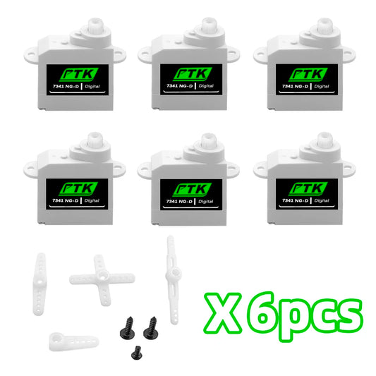 PTK servo 7341 NG-D 4.5g Digital Servo for EPP F3P F3K F3L Glider indoor plane RC Model Car Helicopter Airplane Robot