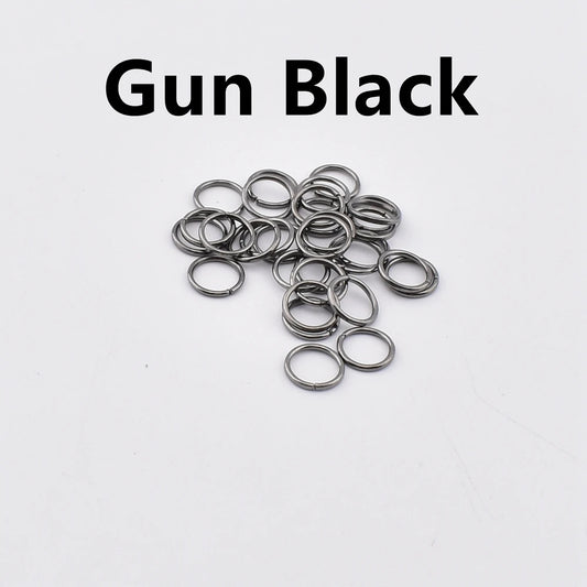 100-200Pcs/Lot 3-8mm Single Loop Open Jump Rings Split Rings Connectors For Jewelry Making Supplies Diy Handmade Accessories