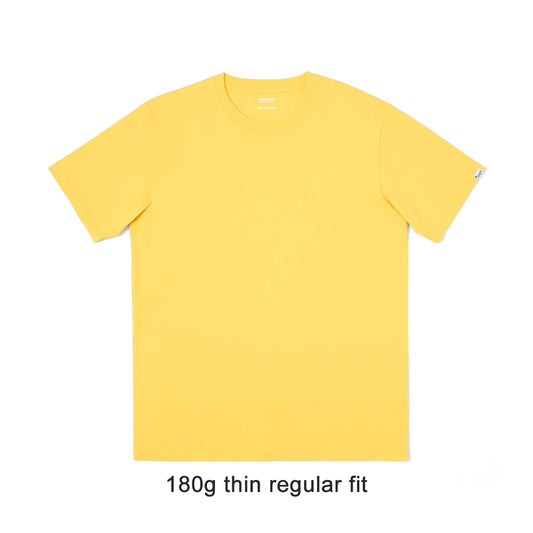 SIMWOOD 2025 Summer New 180gsm 100% Cotton White Solid T Shirt Men Causal O-neck Basic T-shirt Women High Quality Tops