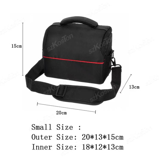 Fashion Digital DSLR Camera Bag Shoulder Bag Waterproof Case Photography Photo Bag For Canon Nikon Sony Lens Pouch Bag