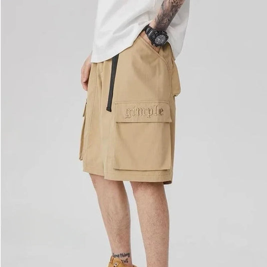 Male Short Pants Baggy Bermuda Loose Half Work Long Men's Cargo Shorts Wide Elegant Wholesale New In Y2k Beautiful Strech