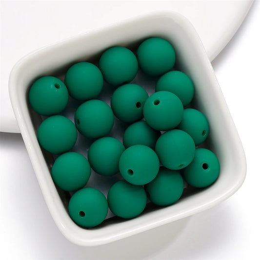 30-100pcs 4/6/8/10/12/14mm Acrylic Imitation Silicone Beads Round Spacer Loose Bead for DIY Jewelry Making Accessories