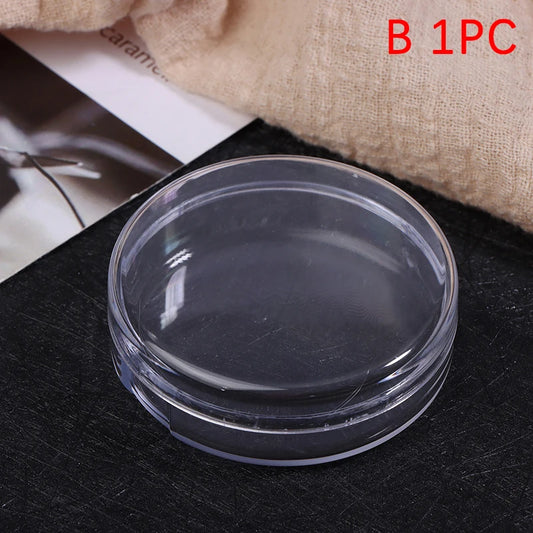 Transparent Powder Puff Beauty Egg Storage Box PP Multifunctional Cosmetic Storage Box Waterproof Dustproof Box Organizer