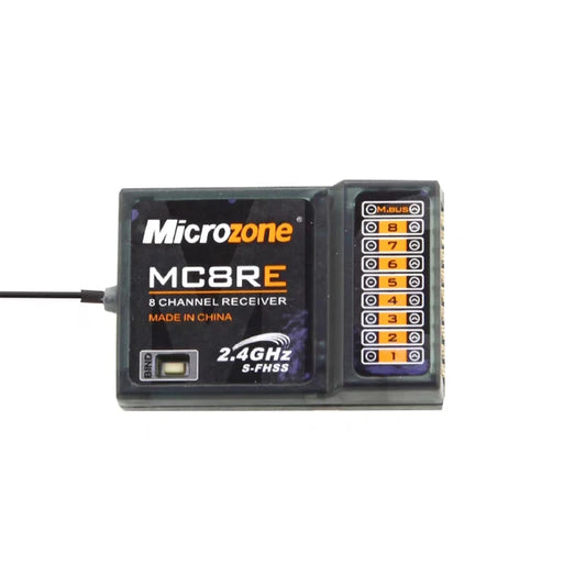 MicroZone MC7 2.4G Controller Transmitter with MC8RE Receiver Radio System for RC Aircraft Drones Multirotor Helicopters VS MC6C