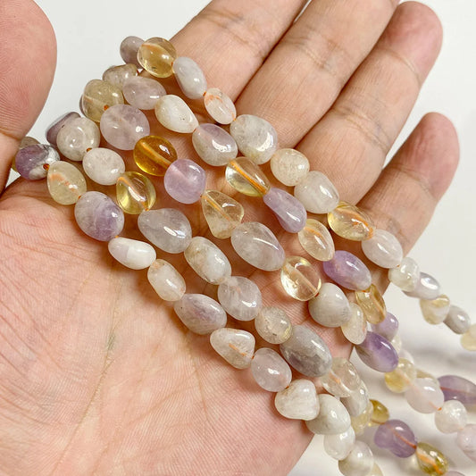8-12mm Natural Irregular Stone Beads Polished Gems Moonstone Crystal Agates Beads for Jewelry Making Bracelet DIY Accessories