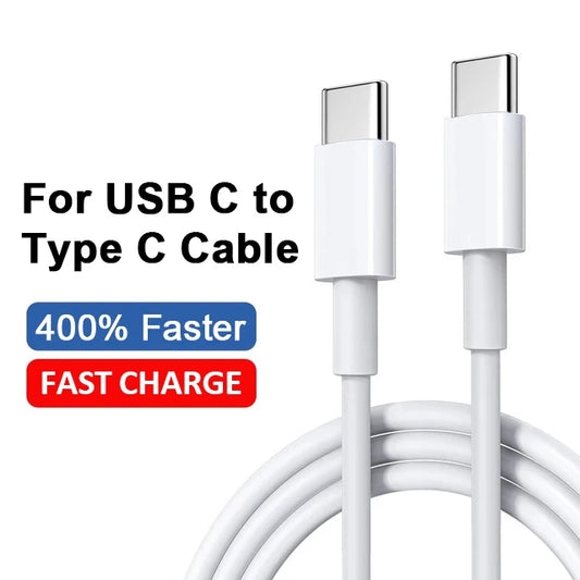 6A 100W Original USB Type C Cable For Samsung S23 S22 Ultra Huawei P30 Pro Xiaomi Redmi Fast Charging Charger Cable Accessories