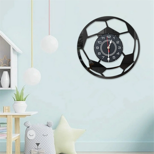 Cartoon Football Clock Fashion Simple Wall Clock Living Room Bedroom Wall Quartz Clock Wall Clock