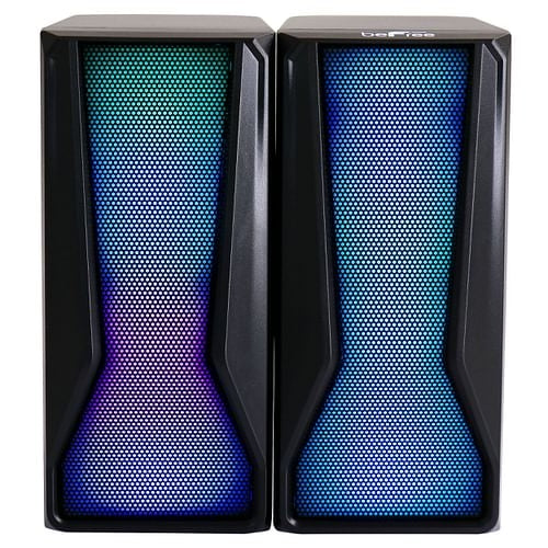 beFree Sound Color LED Dual Gaming Speakers