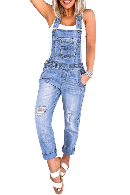 Fashion One-piece Denim Jumpsuit