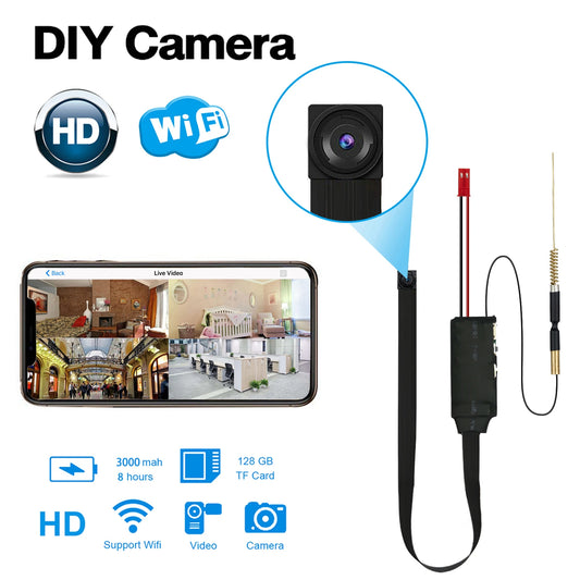 1080P Camera WiFi Wireless Mini Hidden Camera DIY Portable Pocket