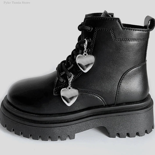 2pcs Metal Hollow Stars Silver Hearts Pendant Boots Shoes Buckles Decoration Party Jewelry Diy Snap Hook Women Shoes Accessories