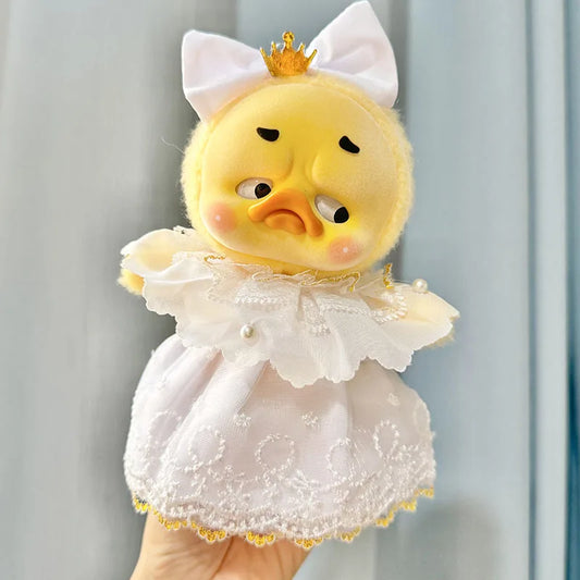 For 15cm Upset Duck Clothing Annoying Duck Skirt Plush Cute Baby Clothes Accessories Small Yellow Duck Doll Clothes