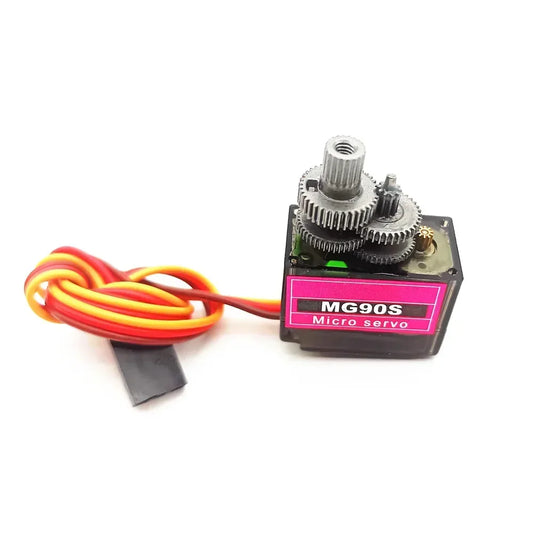 2/4/10/20/50Pcs MG90S Servo All Metal Gear 9g 180 360 SG90 Upgraded Version For Helicopter Plane Boat Car MG90 Trex 450 RC Robot