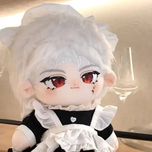 20cm Love and Deepspace Sylus Cotton Doll Kawaii Anime Cosplay Body Idol Dolls Soft Toy Dress Up Outfit Toys Fan Collection Gift
