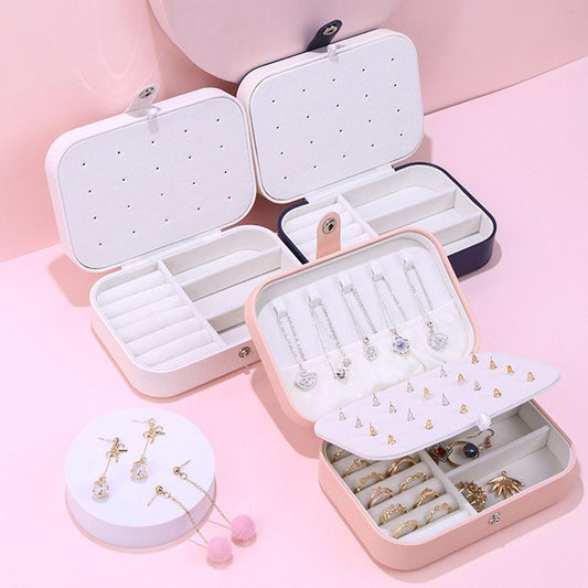 Portable Jewelry Box Jewelry Organizer Display Travel Jewelry Case