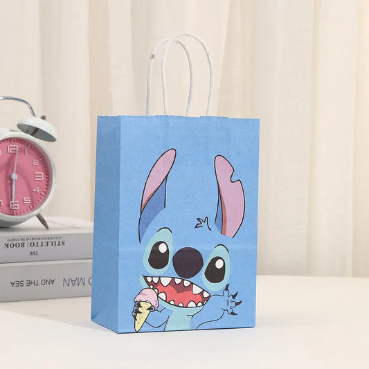 Disney Lilo&Stitch Gift Bag Candy Loot Bags Cartoon Party Festival Event Birthday Decoration Baby Shower Favor Party Supplies