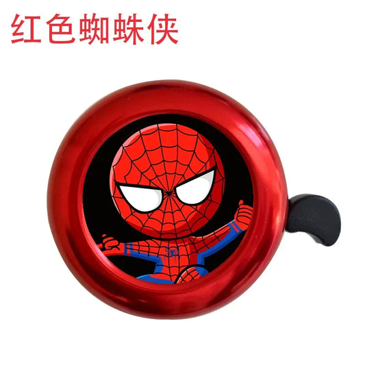 New Marvel Spider-Man Iron Man Captain America Cartoon Children's Bicycle Bell Cute Balance Car Baby Bike Bell Horn Accessories