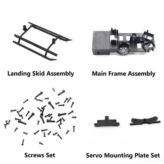 Original Parts for C159 EC-135 RC Helicopter Metal Rotor Head ESC Receiver Servo Motor Body Shell Blades Screws