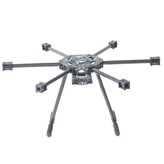 Hex6 X6-600 60mm Hexacopter Aircraft Frame Multicopter Glass Fiber Carbon  with Landing Skid for FPV